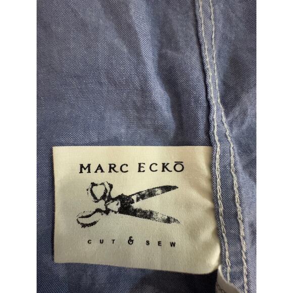 Marc Ecko Short Sleeve Button Down Shirt Size L - Picture 6 of 9